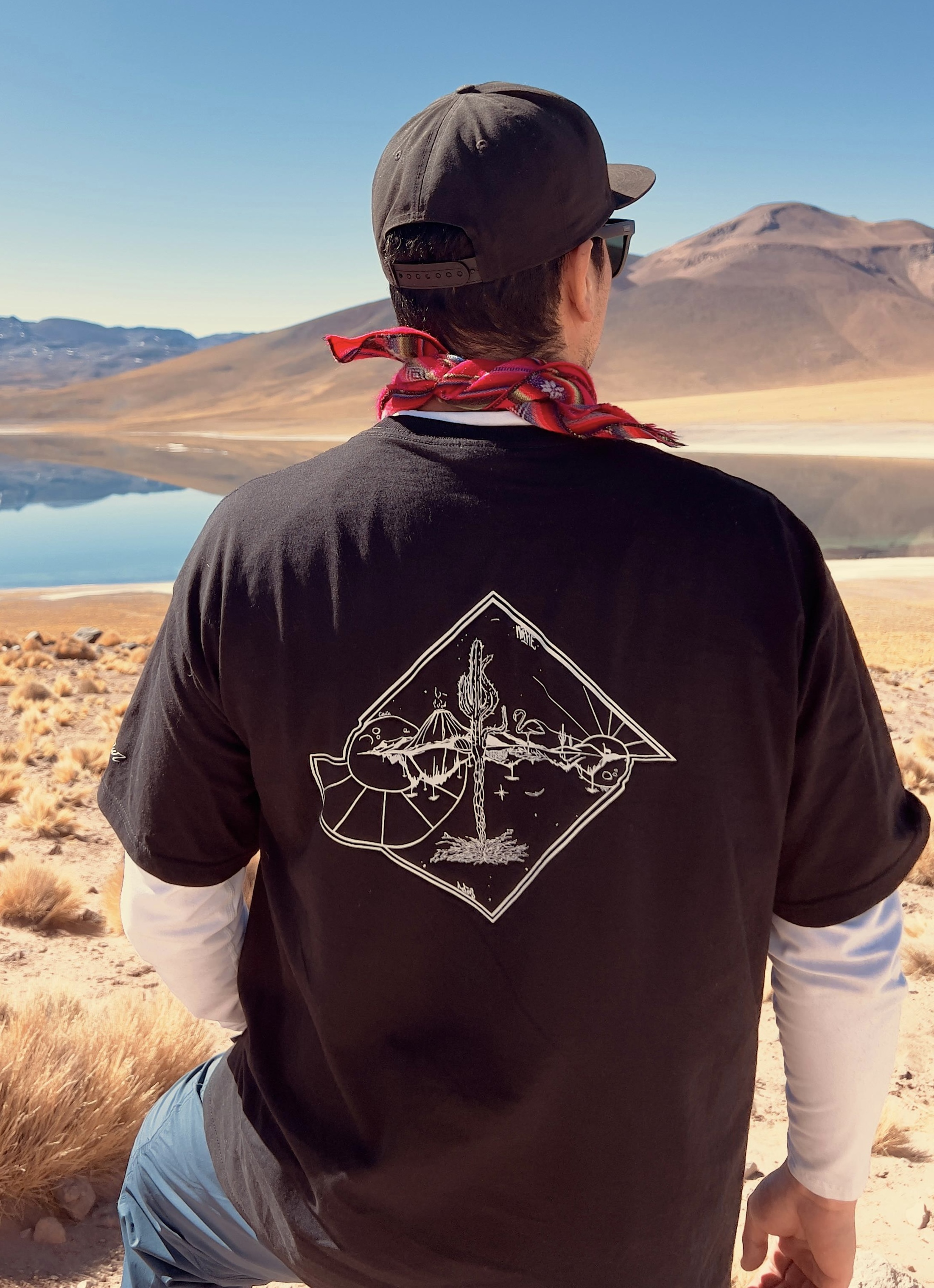La polera base con el diseño 360°