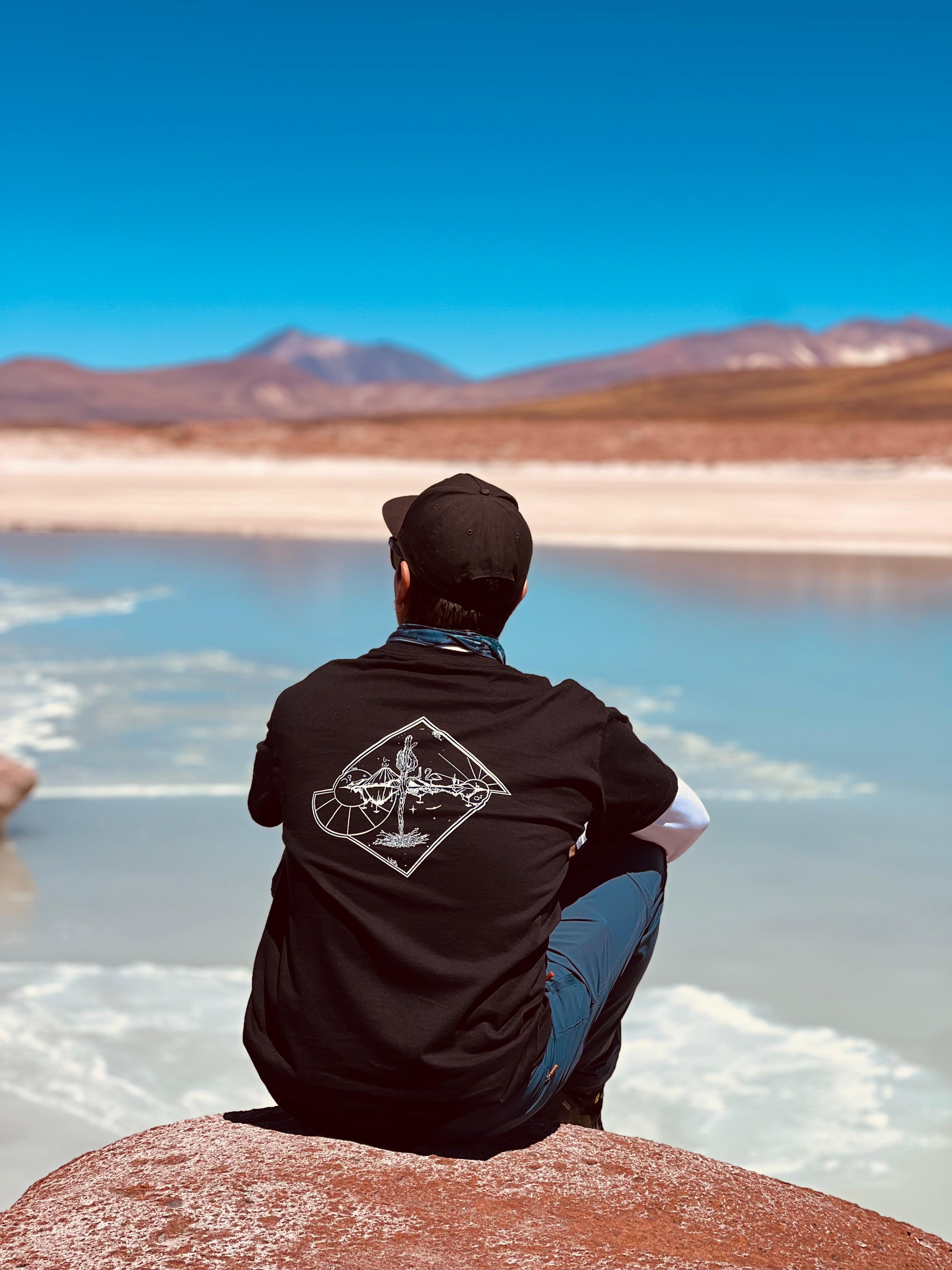 El diseño 360° puesto, en el desierto del norte de Chile