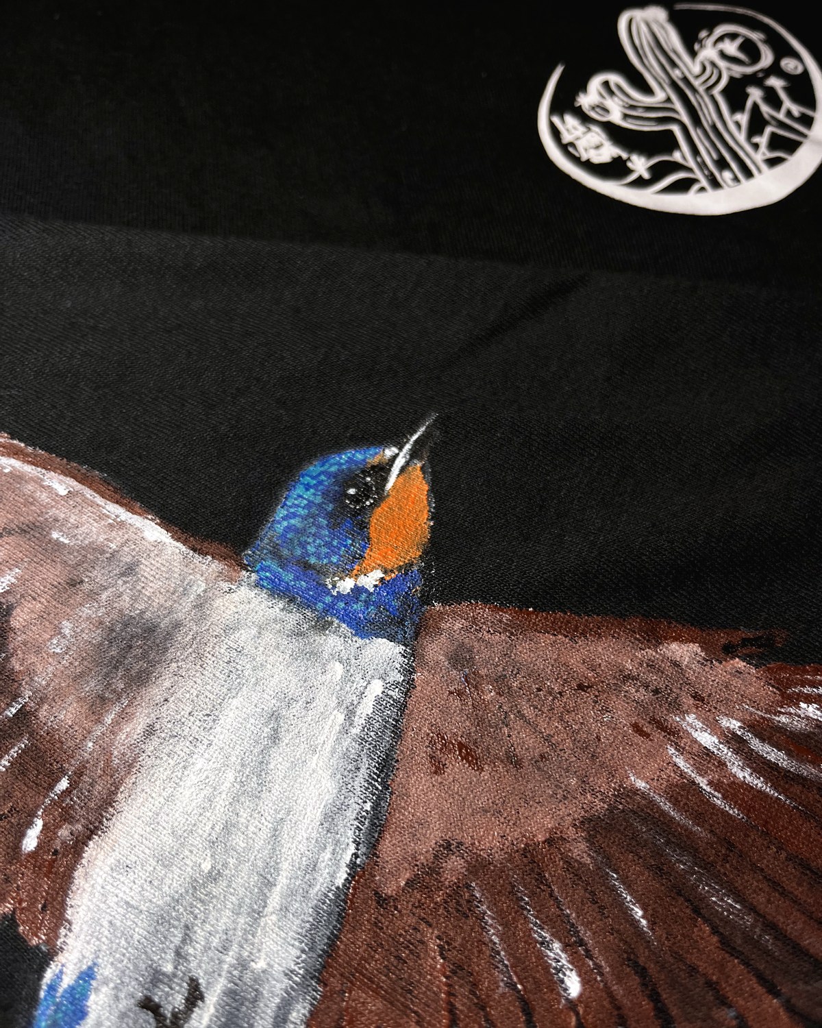 Detalle pintado a mano, Pirquinco talla L