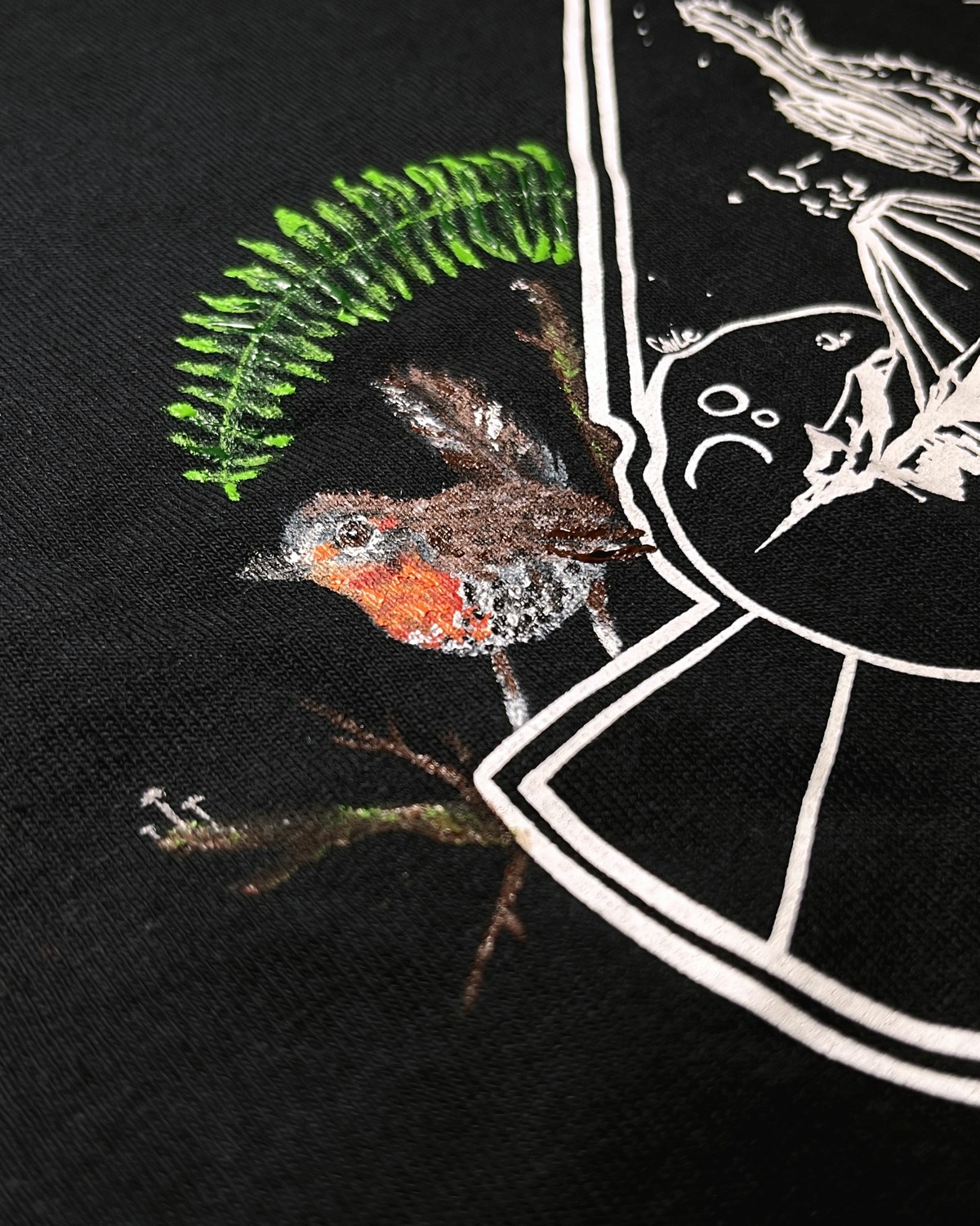 Detalle pintado a mano, Pirquinco talla M